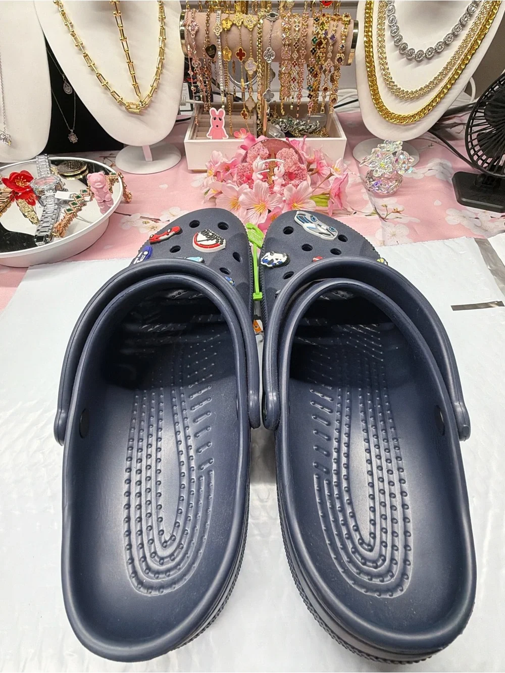 NWT Crocs Baya Navy Blue Men’s Size 11